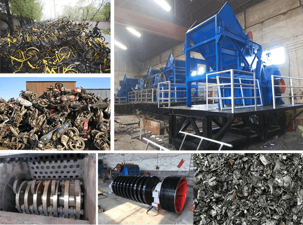 金属破碎机的出现减少了生活中的大量金属垃圾